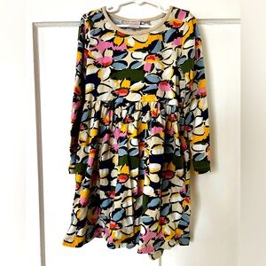 Hanna Andersson Floral Dress with Pockets. Size 120 cm, US 6-7.